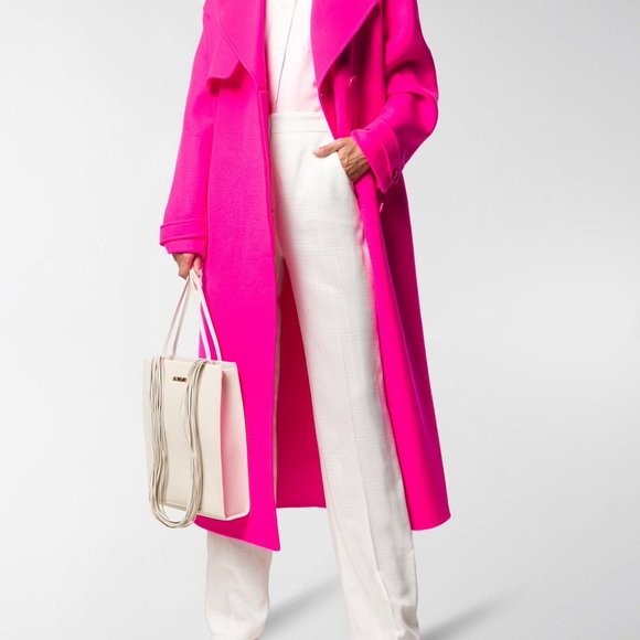 ISO - Jacquemus Sabe Coat in Neon Pink - Picture 2 of 2